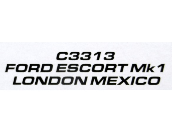 FORD ESCORT MK1 SAFARI LONDON MEXICO REF.C3313 SUPERSLOT