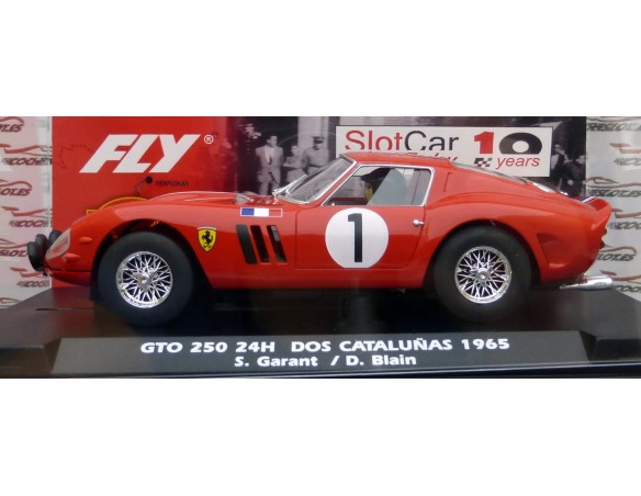 FERRARI GTO 250 24h DOS CATALUÑAS 1965 SLOT CAR TODAY LTD FLY