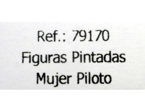 FIGURAS PINTADAS MUJER PILOTO REF.79170 FLY