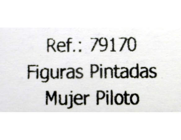 FIGURAS PINTADAS MUJER PILOTO REF.79170 FLY