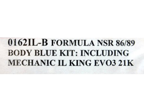 FORMULA 1 86/89 KIT AZUL PARA MONTAR REF.0162IL-B NSR