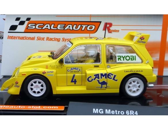 MG METRO 6R4 CAMEL OFF ROAD 1991 VERSION AW CHASIS GRIS REF.SC6154R SCALEAUTO
