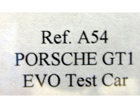 PORSCHE 911 GT1 EVO TEST CAR LE MANS 97  REF. A54 FLY