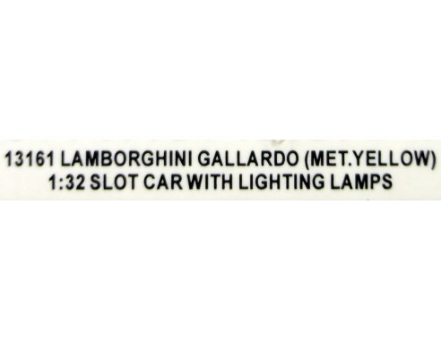 LAMBORGHINI GALLARDO MET-YELLOW REF.13161 AUTOART