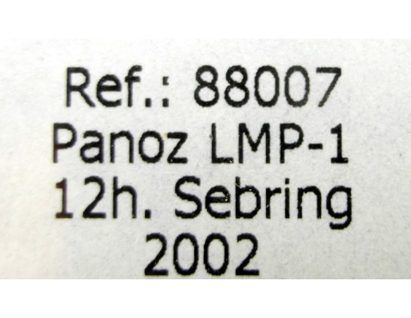 PANOZ LMP-1 12 H. SEBRING 2002 REF.88007 FLY