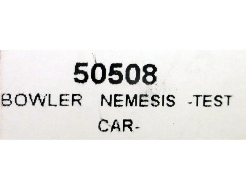 BOWLER NEMESIS TEST CAR REF.50508 NINCO