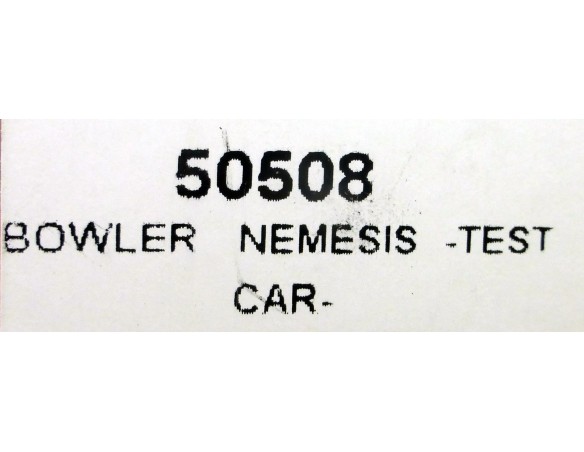 BOWLER NEMESIS TEST CAR REF.50508 NINCO