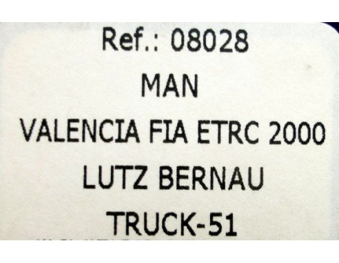 CAMION MAN VALENCIA FIA ETRC 2000 TRUCK 51 REF.08028 FLY