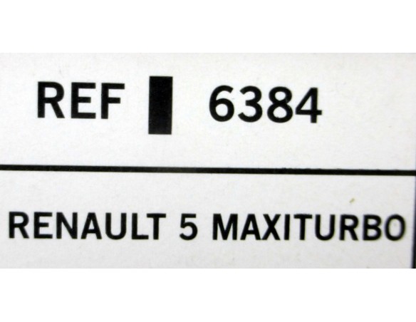 RENAULT 5 MAXITURBO REF.6384 TECNITOYS