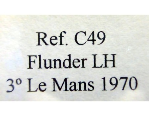 PORSCHE 908 FLUN. “Le Mans 70” BLANCO MARTINI REF.C49 FLY