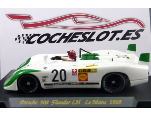 PORSCHE 908 FLUN. “Le Mans 69” BLANCO, VERDE REF.C47 FLY