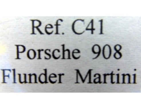 PORSCHE 908 FLUN. “Montlhery 70” BLANCO MARTINI 5 REF.C41 FLY
