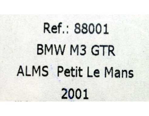 BMW M3 GTR ALMS PETIT LE MANS 2001 REF.88001 FLY