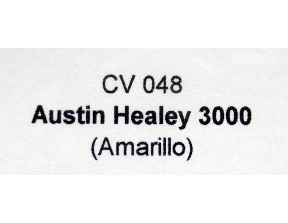 AUSTIN HEALEY 3000 AMARILLO REF.CV 048 PINK KAR
