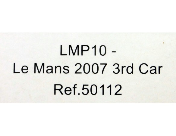 LMP10 LE MANS 2007 3rd CAR REF.50112 AVANT SLOT