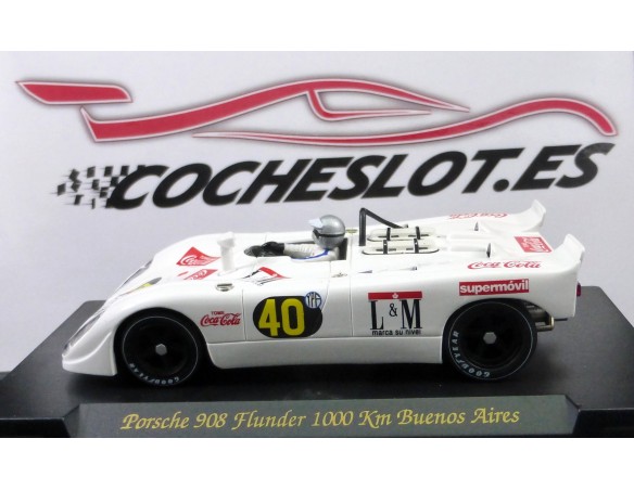 PORSCHE 908 FLUNDER “Buenos Aires70” BLANCO COCACOLA REF.C46 FLY