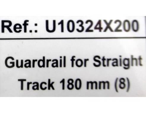 VALLA PARA PISTA RECTA DE 180mm SCX