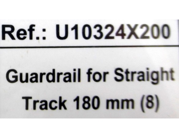 VALLA PARA PISTA RECTA DE 180mm SCX