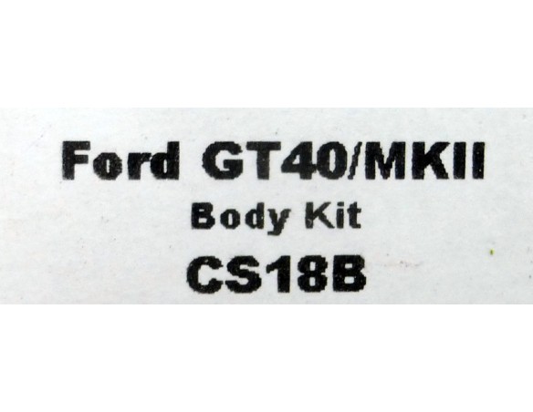 CARROCERIA FORD GT40/MKII KIT REF.CS18B SLOT.IT