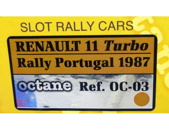 RENAULT 11 TURBO RALLY PORTUGAL 1987 REF.OC-03 OCTANE