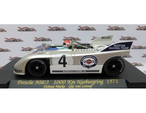 PORSCHE 908 / 3 1000 km nurburgring 1971 PLATA MARTINI REF.C63 FLY