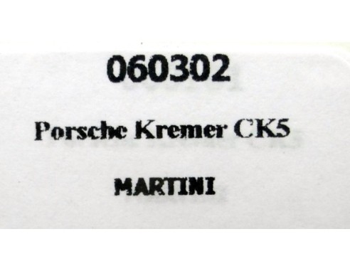 PORSCHE CK5 KREMER MARTINI REF.060302 FLY
