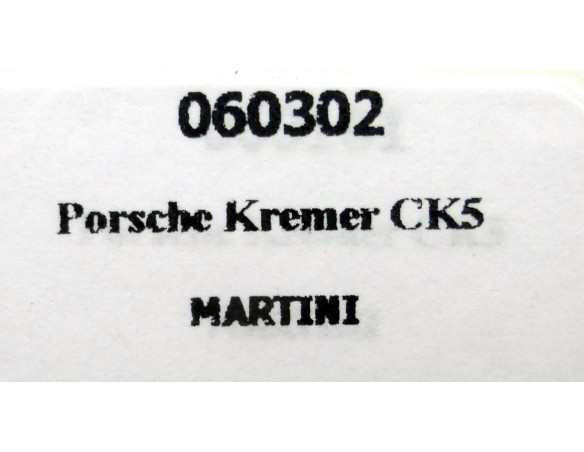 PORSCHE CK5 KREMER MARTINI REF.060302 FLY