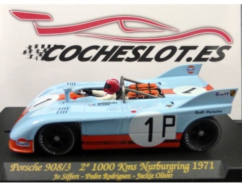 PORSCHE 908/3 2º nurburgring 1971 AZUL REF.C68 FLY