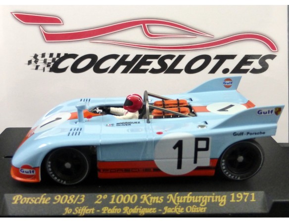 PORSCHE 908/3 2º nurburgring 1971 AZUL REF.C68 FLY