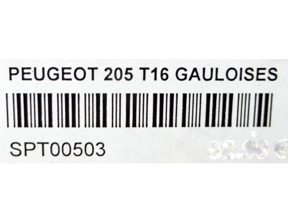 PEUGEOT 205 T16 GAULOISES REF.SPT00503 SPIRIT