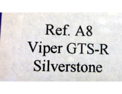 DODGE VIPER GTS-R “Silverston 99” AMARILLO REF.A8 FLY