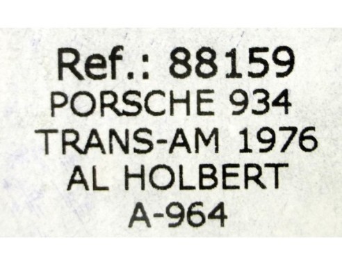 PORSCHE 934 TRANS-AM 1976 AL HOLBERT A964 REF.88159 FLY