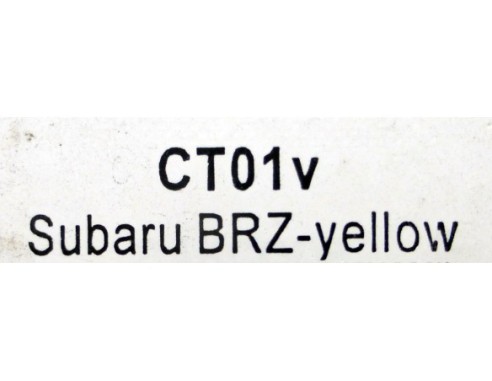 SUBARU BRZ YELLOW REF.CTO1v POLICAR