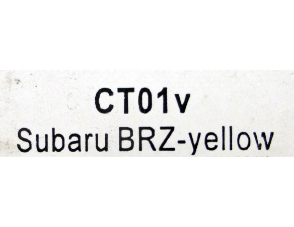 SUBARU BRZ YELLOW REF.CTO1v POLICAR