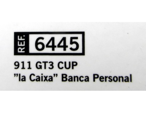 PORSCHE 911 GT3 CUP LA CAIXA REF.6445 TECNITOYS