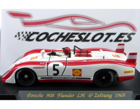 PORSCHE 908 FLUN. “Zeltweg 69” BLANCO ROJO REF.C48 FLY