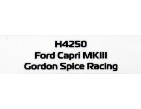 FORD CAPRI MKIII GORDON SPICE RACING Nº1 REF.H4250 SUPERSLOT