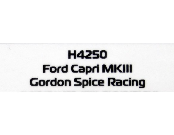 FORD CAPRI MKIII GORDON SPICE RACING Nº1 REF.H4250 SUPERSLOT