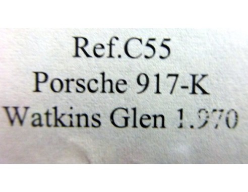 PORSCHE 917 K “Watkins Glen 70” AZUL Y VERDE REF.C55 FLY