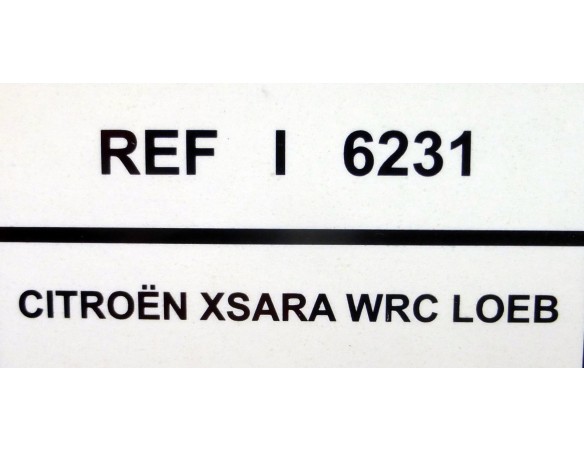 CITROEN XSARA WRC LOEB REF.6231 TECNITOYS