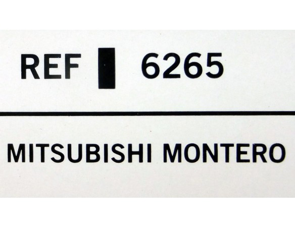 MITSUBISHI MONTERO REF.6265 TECNITOYS