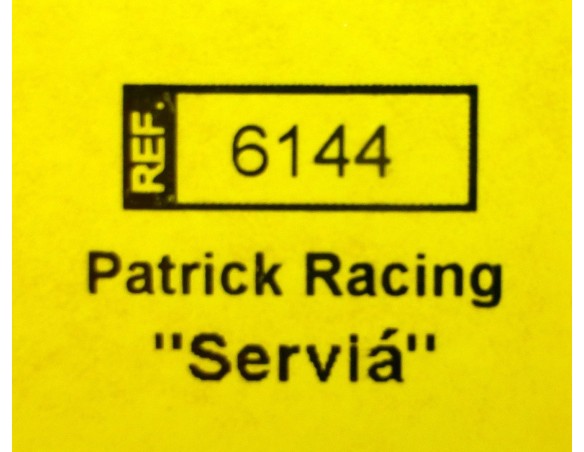 F-1 PATRICK RACING “SERVIÁ” REF.6144 TECNITOYS