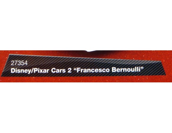 CARS 2 FRANCESCO BERNOULLI DISNEY/PIXAR REF.27354 CARRERA