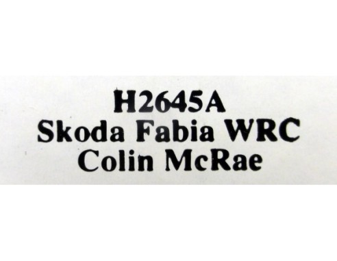 SKODA FABIA WRC REF.H2645A SUPERSLOT