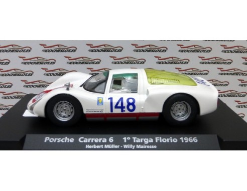 PORSCHE CARRERA 6 1ºTARGA FLORIO 1966 A1605 REF.88225 FLY