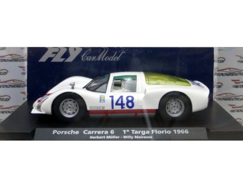 PORSCHE CARRERA 6 1ºTARGA FLORIO 1966 A1605 REF.88225 FLY