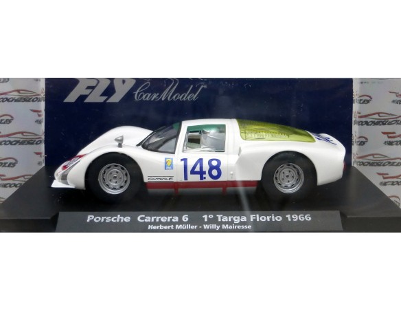 PORSCHE CARRERA 6 1ºTARGA FLORIO 1966 A1605 REF.88225 FLY