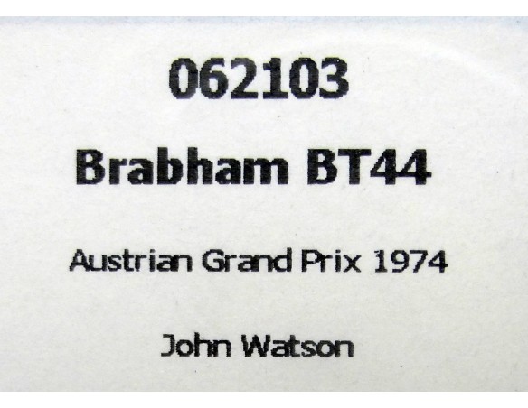 BRABHAM BT44 AUSTRIAN GRAND PRIX 1974 REF.062103 FLYSLOT