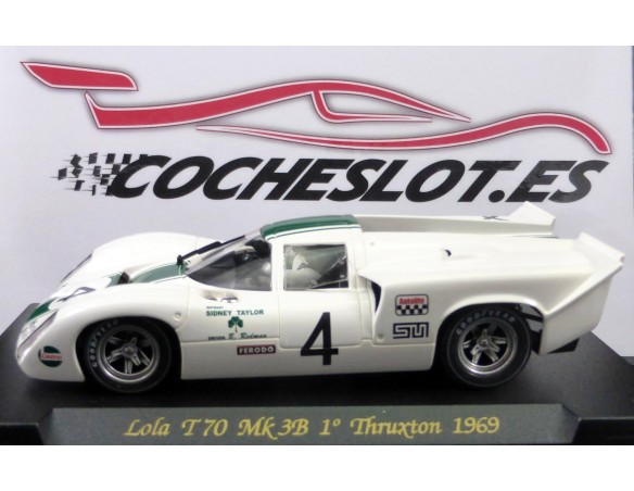 LOLA T70 MK III B “Thruxton 69” BLANCO VERDE REF.C33 FLY