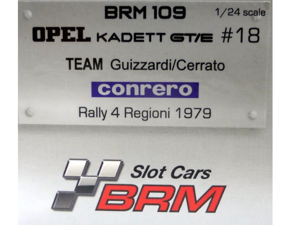 OPEL KADETT GT/E Nº18 SCALE 1/24 REF.109 BRM